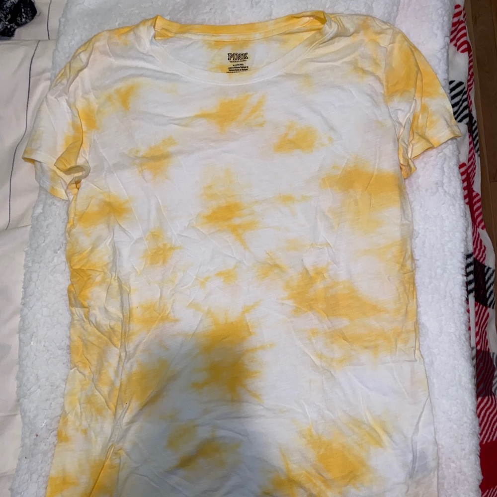 Yellow Victoria’s Secret Pink T-Shirt